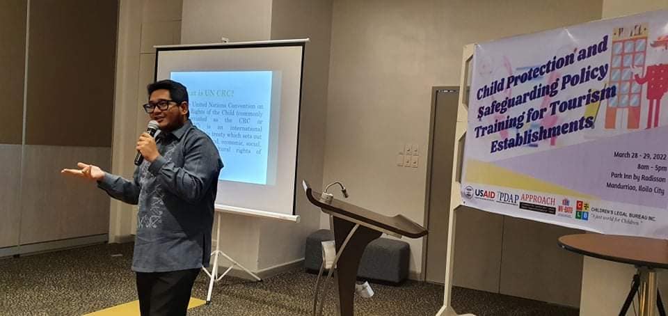 clbphils's tweet photo. LOOK: Scenes during the first day of the Child Protection and Safeguarding Training for Tourism Establishments held at Park Inn Hotel by Radisson, Mandurriao, Iloilo City on March 28, Monday. https://t.co/d1BG7858Dk