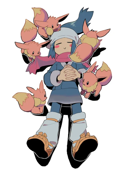 今月描いた絵、色塗りしててすごくえらい 