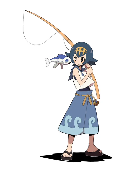 今月描いた絵、色塗りしててすごくえらい 