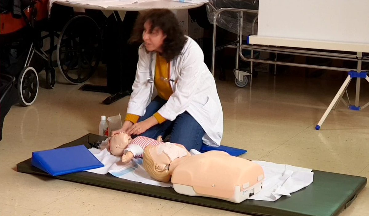 Desde <a href="/CSPedEscorxador/">CS Ped Escorxador</a>, en Escuela de Familias hoy hacemos formación en RCP básica y atragantamientos en lactantes y niños. ¡Gracias por vuestro interés, familias! <a href="/CsEscorxador/">CS Escorxador</a>