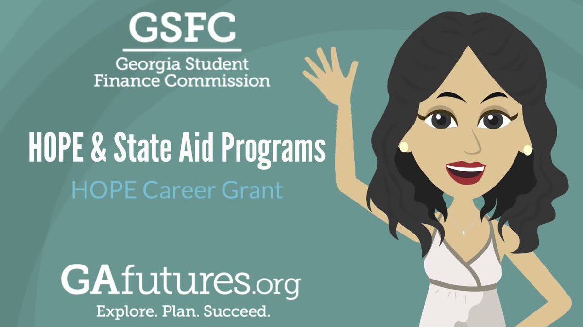 The HOPE Career Grant offers FREE tuition for 17 high-demand programs in careers where there are more jobs than skilled workers. So, if you aren’t quite sure what you want to do after graduation, this is what you could consider!  

gafutures.org/hope-state-aid…