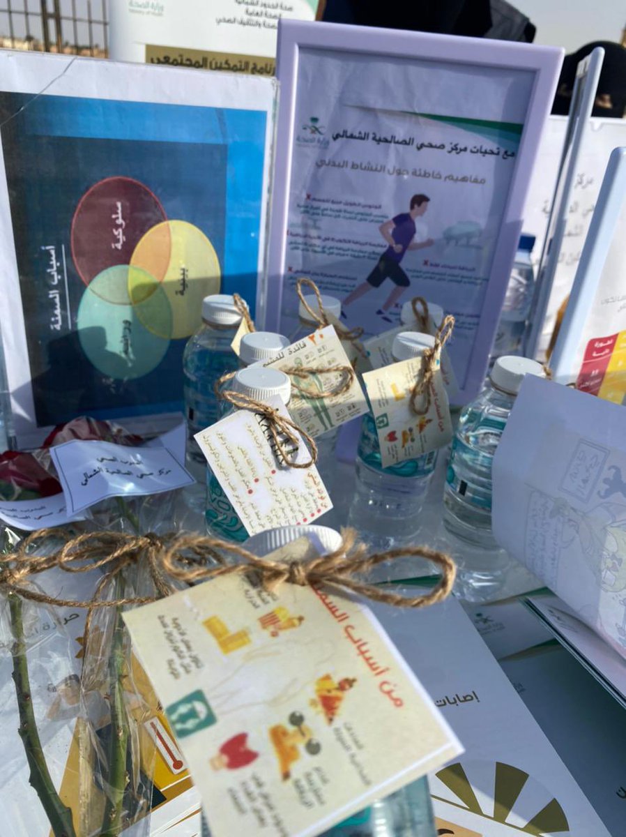 publichnorthar's tweet photo. #صحة_الشمالية مركز الرعاية الصحية الأوليه بالصالحية الشمالي يشارك بركن المدرب الصحي والتوعيه المجتمعية بحملة (حنا نجيك ) في مضمار المشي بالمساعديه https://t.co/4HD3RYsvsj