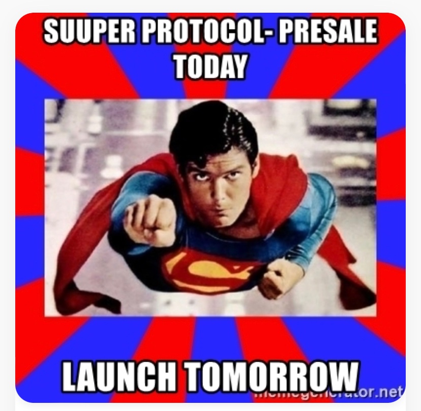 Patrick04672053's tweet photo. @SuuperProtocol #TITANO #TITANOfork #LiberoFinancial #SAFUU #sphere @JamesPelton18 @NodeNation_ @VoskCoin 
Join the party. https://t.co/TrlTmedI46