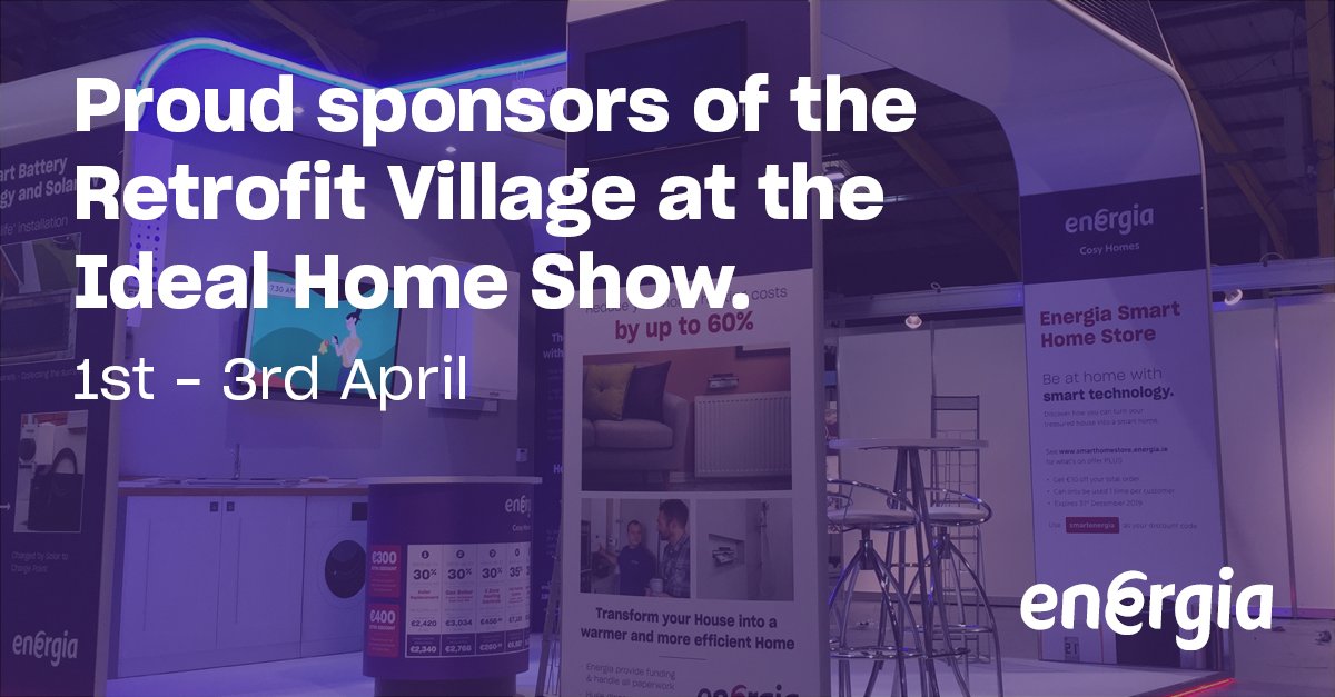 Energia Energy (@energiaenergy) on Twitter photo ā Competition time! ā
Come visit us at stand Q30 at the <a href="/IdealHomeDublin/">Ideal Home Show</a> this weekend to be in with the chance of winning a Google Nest Audio!
All you have to do is take part in our 'Home Energy Challenge' at the Energia stand, so keep an eye out for our representatives! ā Competition time! ā
Come visit us at stand Q30 at the <a href="/IdealHomeDublin/">Ideal Home Show</a> this weekend to be in with the chance of winning a Google Nest Audio!
All you have to do is take part in our 'Home Energy Challenge' at the Energia stand, so keep an eye out for our representatives!
