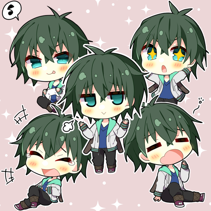 SDいくつか描きました!!!!✨🍨 https://t.co/Gu9yzyyroP 