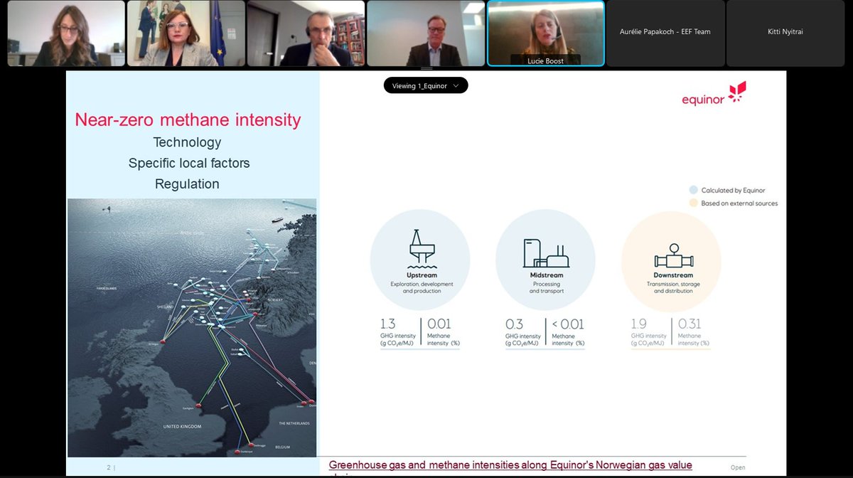 EquinorEU's tweet image. Our @boost_l is at the #EEF_EnergyDebate on Tackling Methane discussing the several factors leading to @Equinor's industry-leading low #methane emissions such as 🇳🇴regulation &amp;amp; technology.

We'll continue to develop and implement technologies to maintain this near-zero intensity