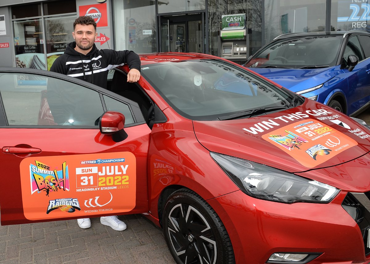 👀 This is the car you could win for free if you buy tickets to any of our Bristol Street Battle games, including the Summer Bash clash with <a href="/BarrowRaiders/">Barrow Raiders</a> on sale now!

Click here for details 👉 widnesvikings.co.uk/bristol-street…

#COYV🏁