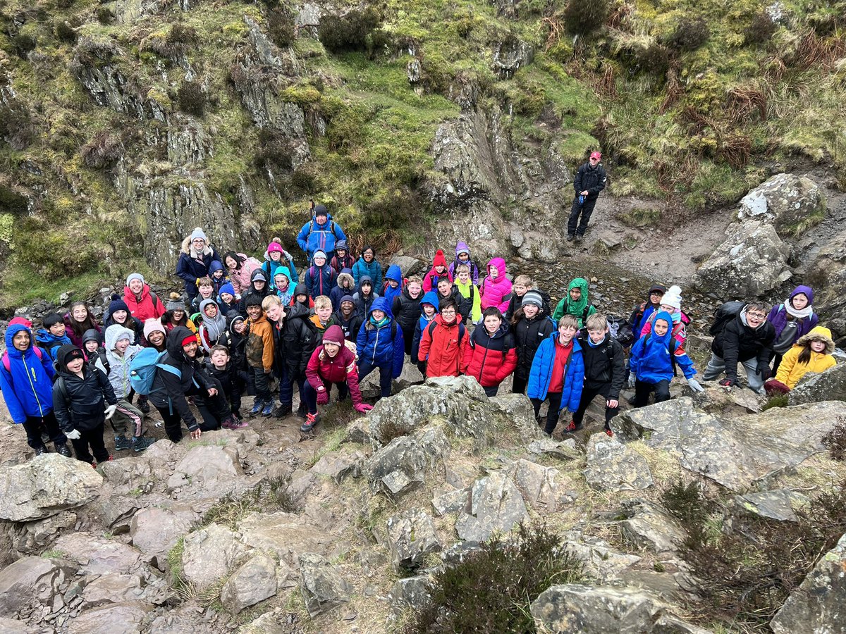 NULS_Prep's tweet photo. Year 5 made it!! The waterfall was beautiful now to find its source. #WeareNULS #NULSchoolUK https://t.co/5rjKAtXa1r
