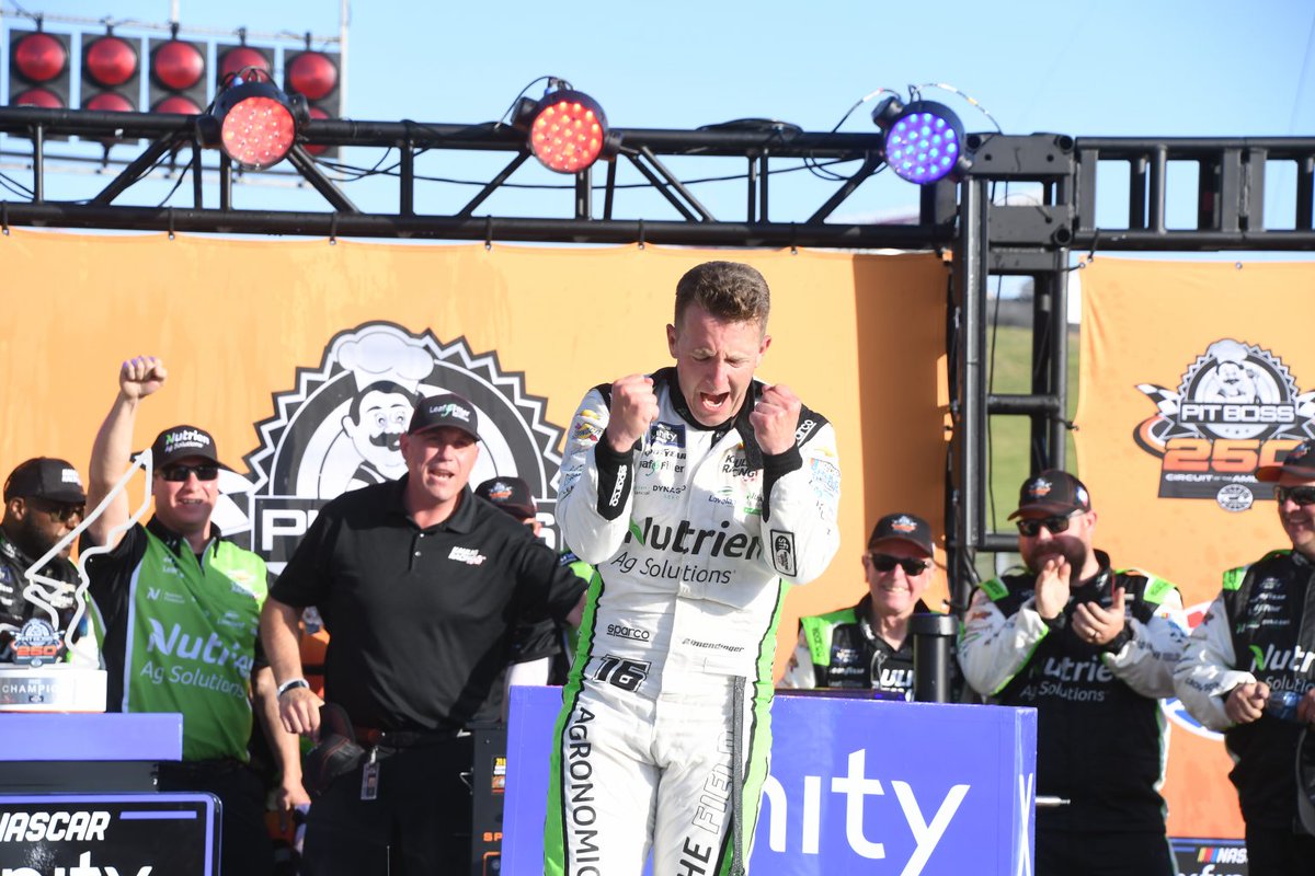 ThePodiumFinish's tweet photo. .@RobTiongson caught up with @AJDinger for the latest In the Hot Seat! 

Hear more from the @KauligRacing driver following his @NASCAR_Xfinity win @COTA.

Image: @seanracer69 | TPF

#NASCAR | @NASCARatCOTA

https://t.co/ncy1iDZ5Ym https://t.co/Xoisv5ii31