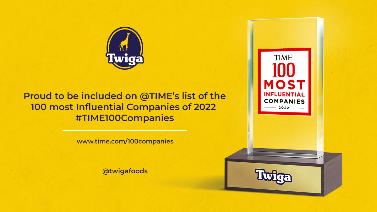 TwigaFoods's tweet photo. Twiga Foods was included on @TIME list of the 100 Most Influential Companies of 2022!
Visit https://t.co/qbYd59cCC3

#TIME100Companies       #WeAreTwiga https://t.co/FojAg8V3Tm