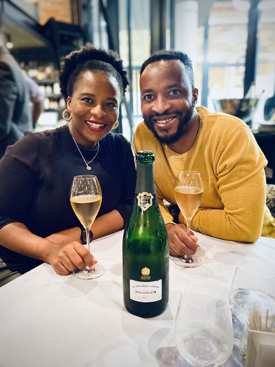 tnashenyamudoka's tweet image. We had the most amazing experience last night at the newly opened @TestKitchenCT Carbon in Rosebank JHB. Thought provoking food expertly paired with great wines. Toasted to the Mrs’s birthday with a bottle of Champagne Bollinger.🥂