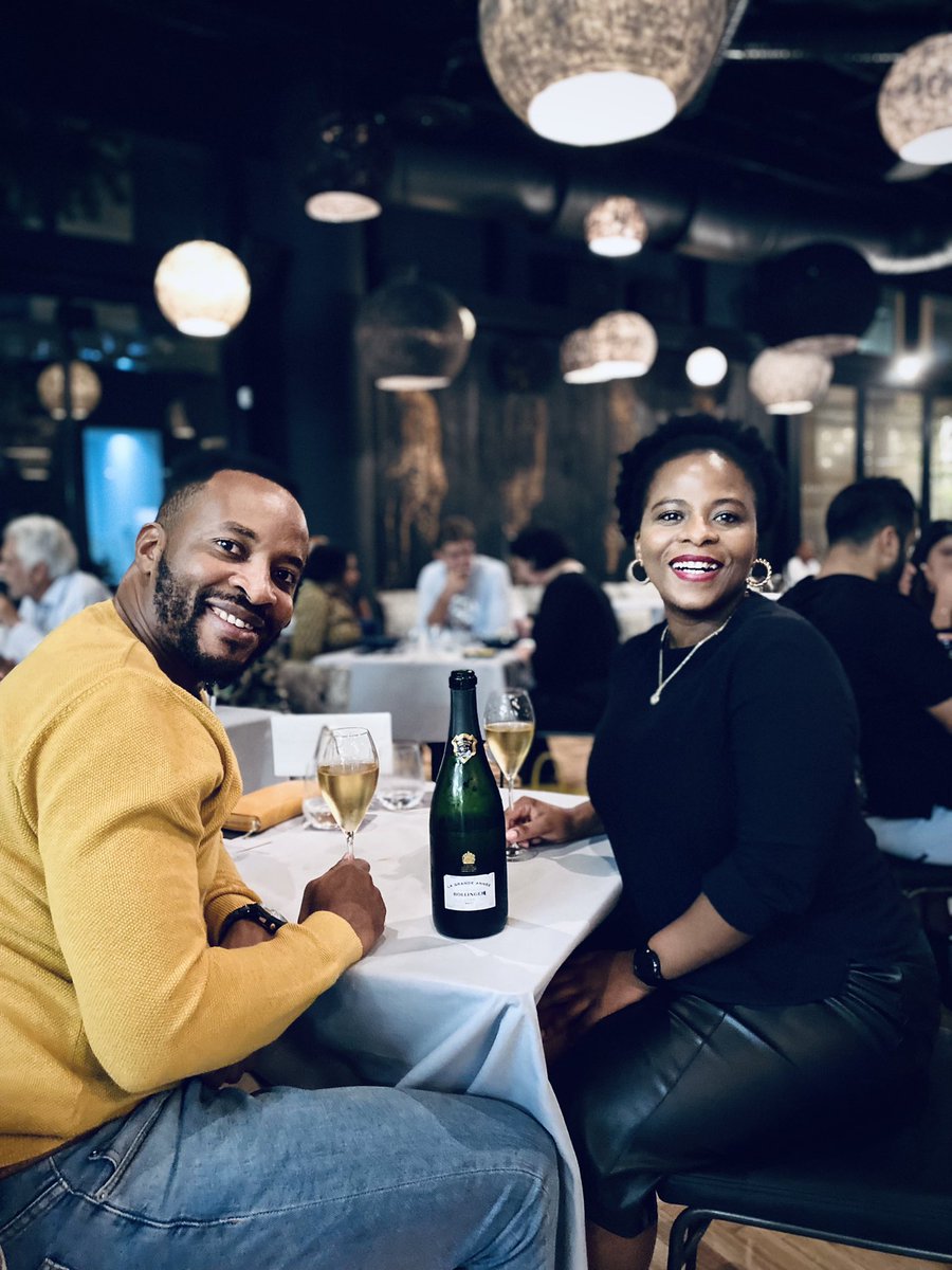 tnashenyamudoka's tweet image. We had the most amazing experience last night at the newly opened @TestKitchenCT Carbon in Rosebank JHB. Thought provoking food expertly paired with great wines. Toasted to the Mrs’s birthday with a bottle of Champagne Bollinger.🥂