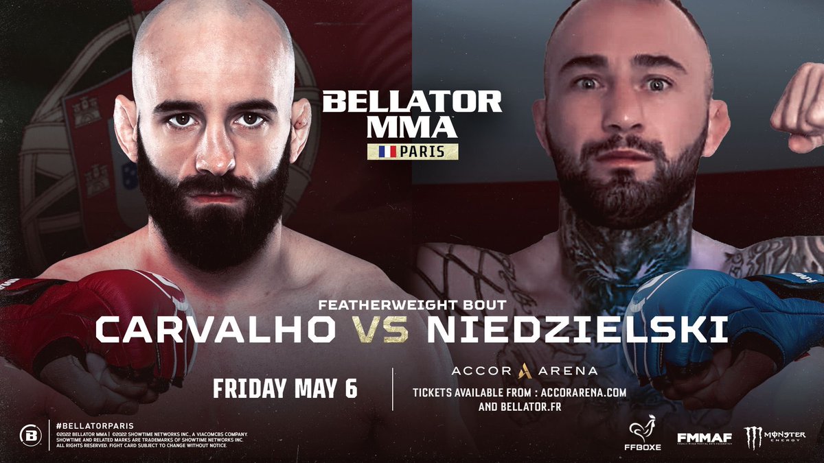 ESTÁ MARCADO, com data e local!!
Quem gostaria de ver um evento do <a href="/bellatormma/">Bellator MMA</a> ao vivo e festejar a festa tuga, esta será provavelmente a melhor oportunidade para o fazer!!
6 de Maio ao vivo em Paris!!
Vamoooss!!!
#thegame