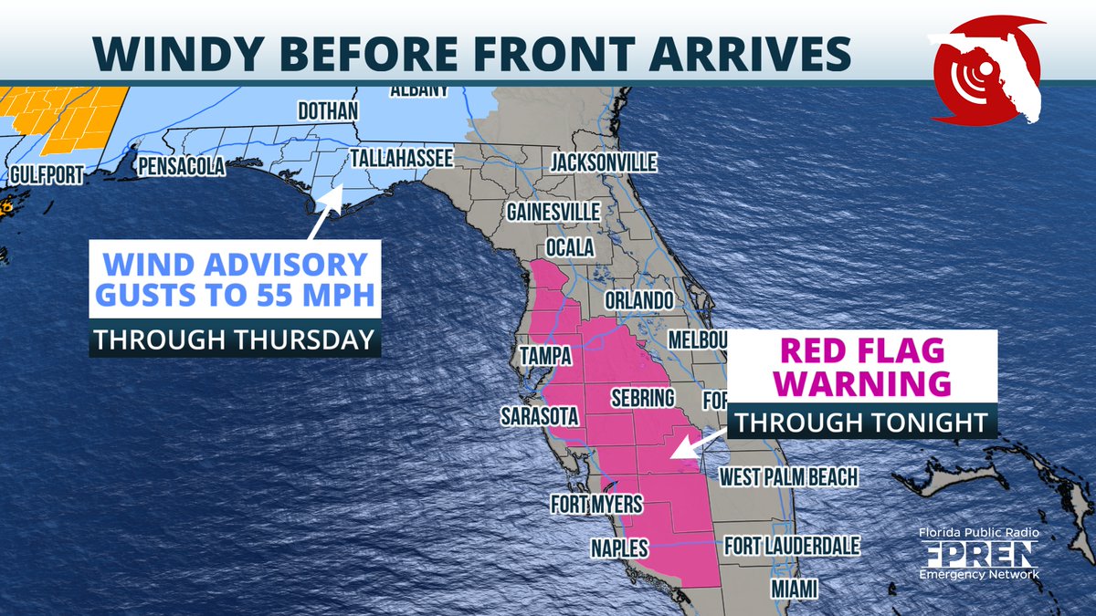 A storm system approaching Florida's Panhandle has meteorologists and residents on alert for the possible risk of tornadoes and dangerous thunderstorms. The system will move south over the next few days. 

nwfdailynews.com/story/weather/…