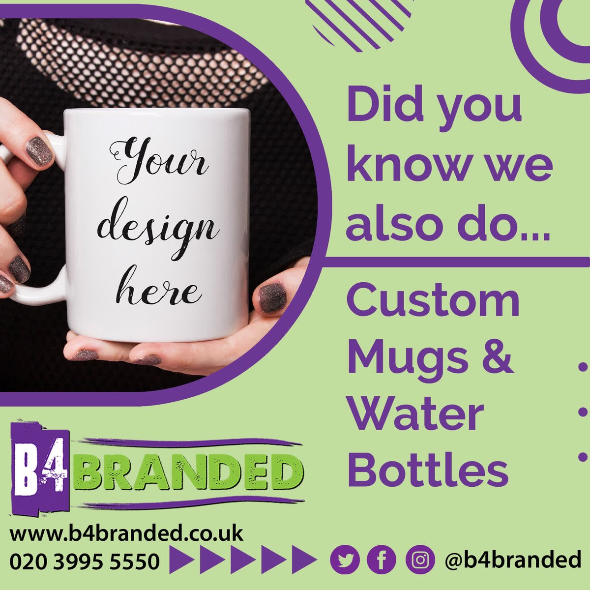 B4_Branded's tweet photo. @B4BrandedDesign
Specialise in Printing Garments, Merchandise, Paper Print &amp; Design for Martial Arts Clubs/Sports Groups/Stag &amp; Hen Party's.
Call 020 3995 5550
https://t.co/038fLzAN79

#b4branded #print #screenprinting https://t.co/4YKKy8i3zP