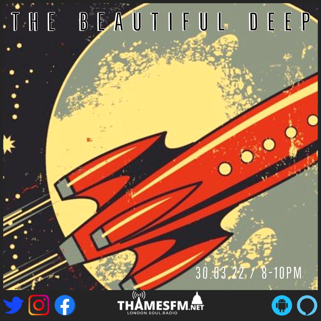 winddownradio's tweet photo. We go once more 8-10pm tonight on ThamesFM, on smart 🔈 or mixcloud live:  https://t.co/BoZGoakvHz 

Tonight has a definite cosmic, slow and low theme, so set phasers to chug and get ready for some spaced travel…
#deephouseradio #cosmicdisco #thamesfm #mixcloudlive https://t.co/olIHMliXoV
