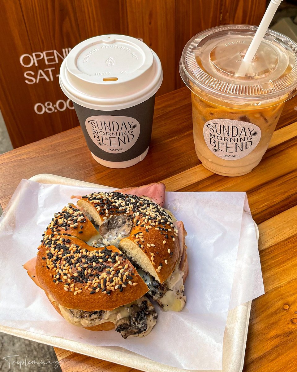 triplemuays's tweet photo. Nocafe.justcoffeeandbreakfast 🥯☕️
          ร้านเบเกิลน่ารัก ๆ ย่านสาทรค่ะ 🥰 ดีทั้งเบเกิลและกาแฟ แต่ละวีคเบเกิลจะไม่เหมือนกัน Ham &amp; Truffle Cheese Bagel ดีสุด ๆ 😋 เปิดแค่ sat - sun เท่านั้น จองเบเกิลไปก่อนล่วงหน้าทางไอจีด้วยน้า ไม่งั้นอดกินแน่นอนน

@aroii @Kin24hrs @CAFETELLER https://t.co/rYNlHj7qTJ