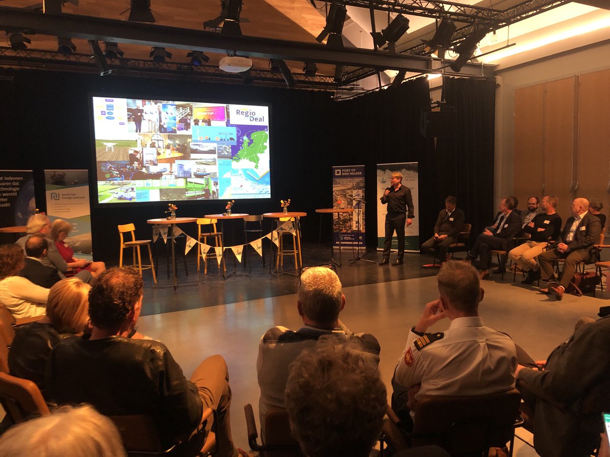 Vandaag is ⁦<a href="/portofdenhelder/">Port of Den Helder</a>⁩ gastheer voor een boeiende netwerkbijeenkomst #greenshippingwaddenzee over de #veiligheid van #waterstof in havens. #Haventransitie vereist #nieuwe #kade(r)s. Think big start small is het adagium!