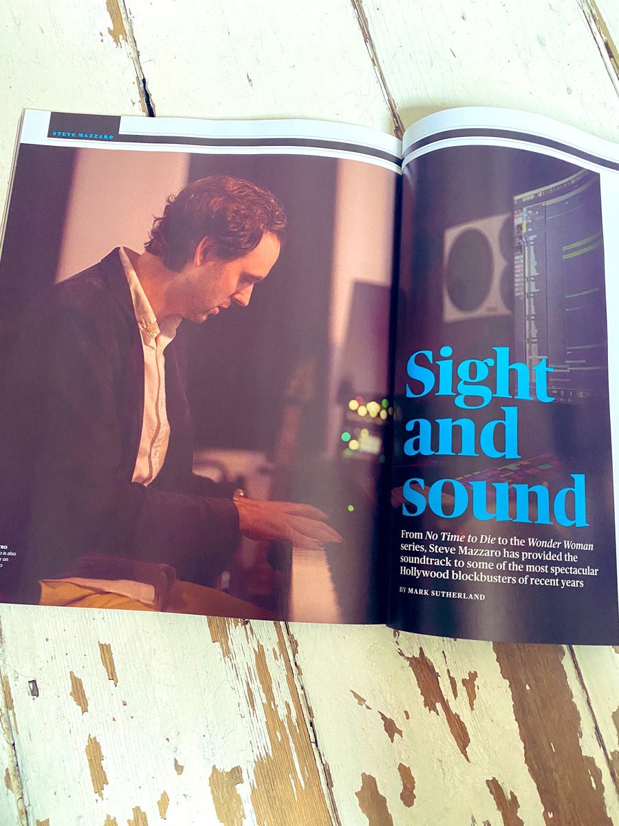 Great new issue of @RollingStoneUK includes my interview with Hollywood’s go-to soundtrack star @SteveMazzaro - in ‘all good newsagents’ now if you fancy getting a copy…