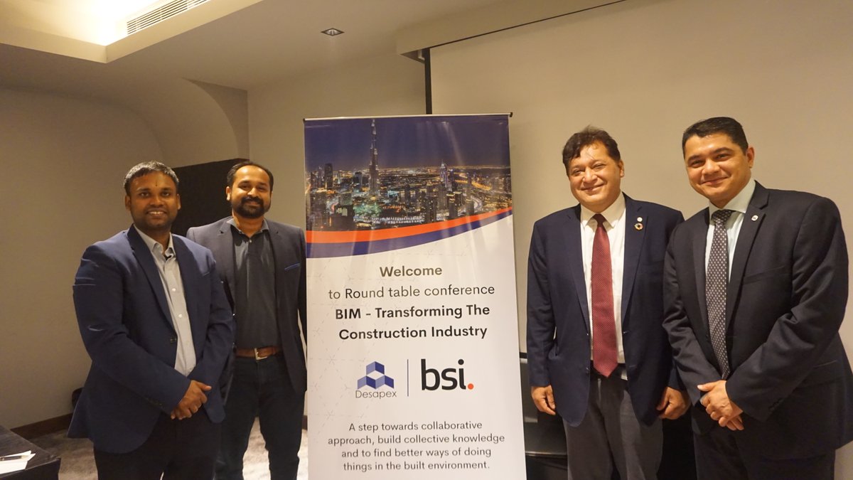 desapex's tweet photo. All about yesterday's Round Table Conference on "BIM - Transforming The Construction Industry".  

This is the beginning of the digital transformation!

Follow  @desapex 

#BSI #Desapex #iso19650 #bsistandards #BIM #builtenvironment #globalstandards #SDG #sustainability https://t.co/dH8xXEUpyM