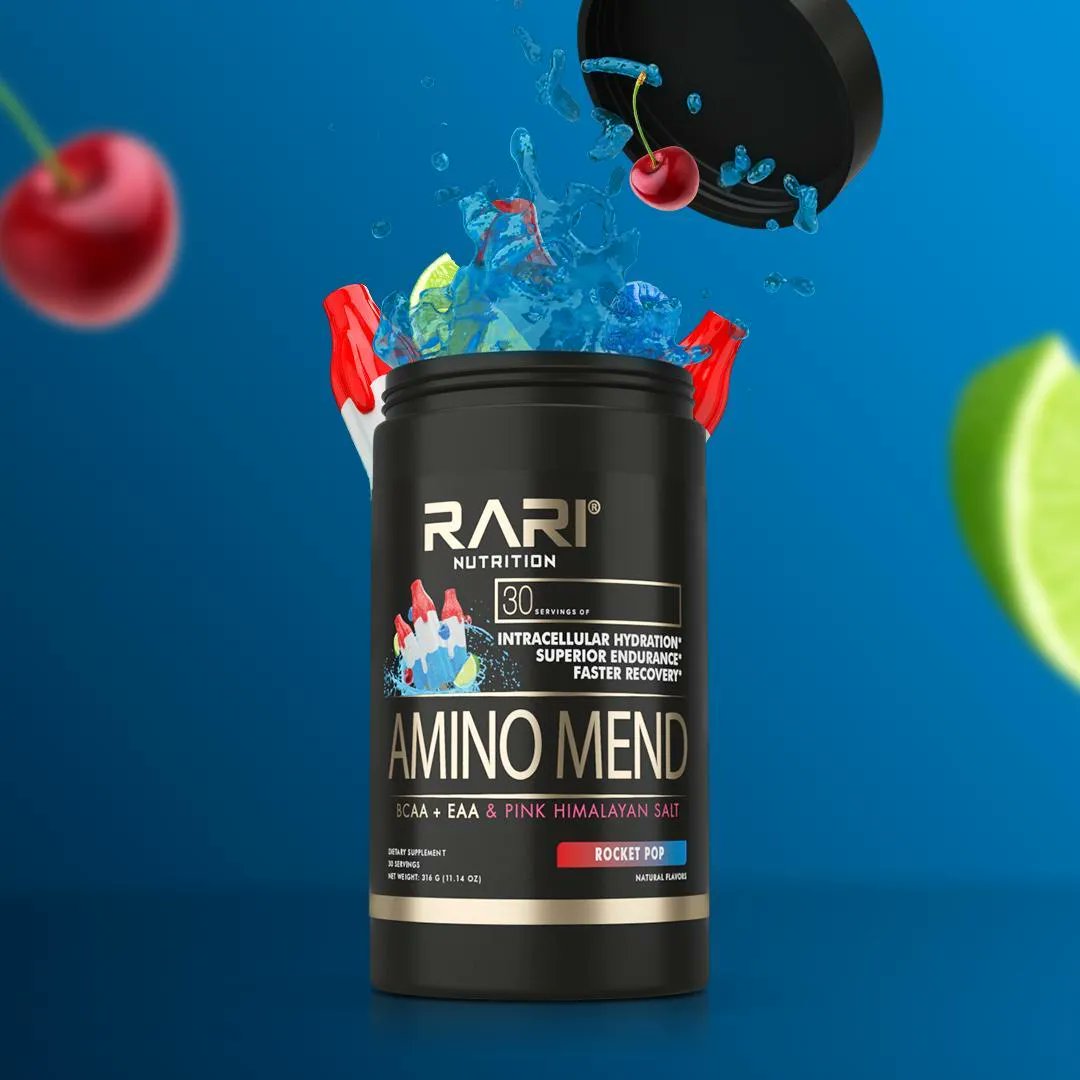 star8corp's tweet photo. A perfect refresher to sip during or after workouts. @RariNutrition Amino Mend contains only 100% natural ingredients.

 ❌ No underdosed key ingredients, fillers, or sugar!
✔️ Pure creatine powder supplement for muscle building!

#RariNutrition #training #supplementsthatwork https://t.co/j9wlGZ0Jb2