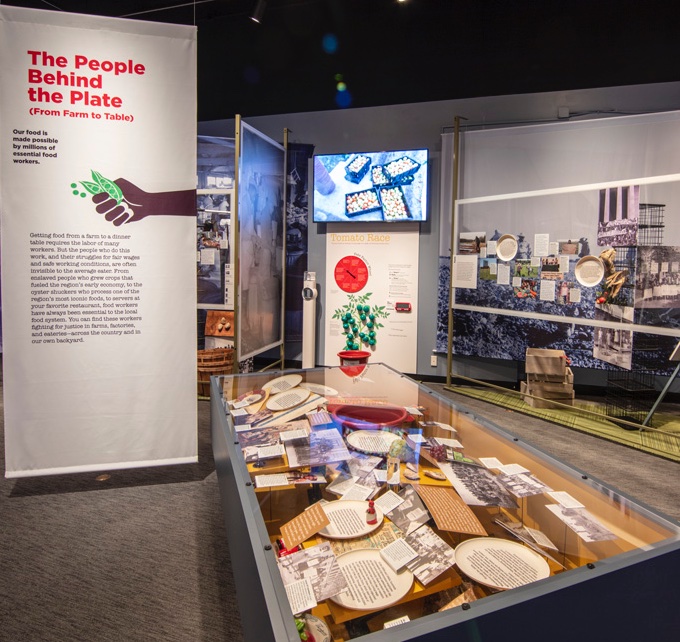 SmithsonianSec's tweet photo. The @SmithsonianACM's "Food for the People: Eating and Activism in Greater Washington" starts with a powerful statement: "With every bite of food we eat, we have an opportunity to help remake an unjust and unequal food system." https://t.co/L6qyVhgT5k https://t.co/IYbjkmPwec