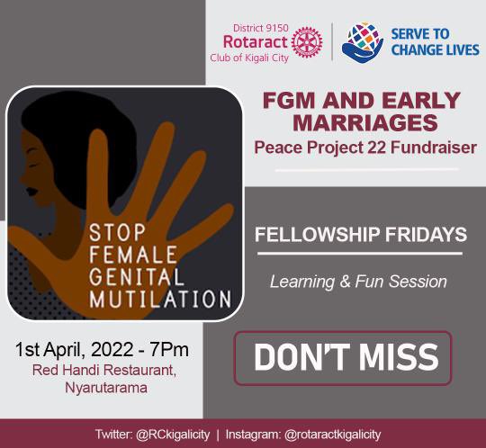 RCkigalicity's tweet photo. Come join us this Friday for our last Fundraiser fellowship towards #Iam4Peace 2022 that is taking place next weekend on the 9th/ April/2022.
#RCKCFriendships #RCKCProjects https://t.co/GzOWeI0eOU
