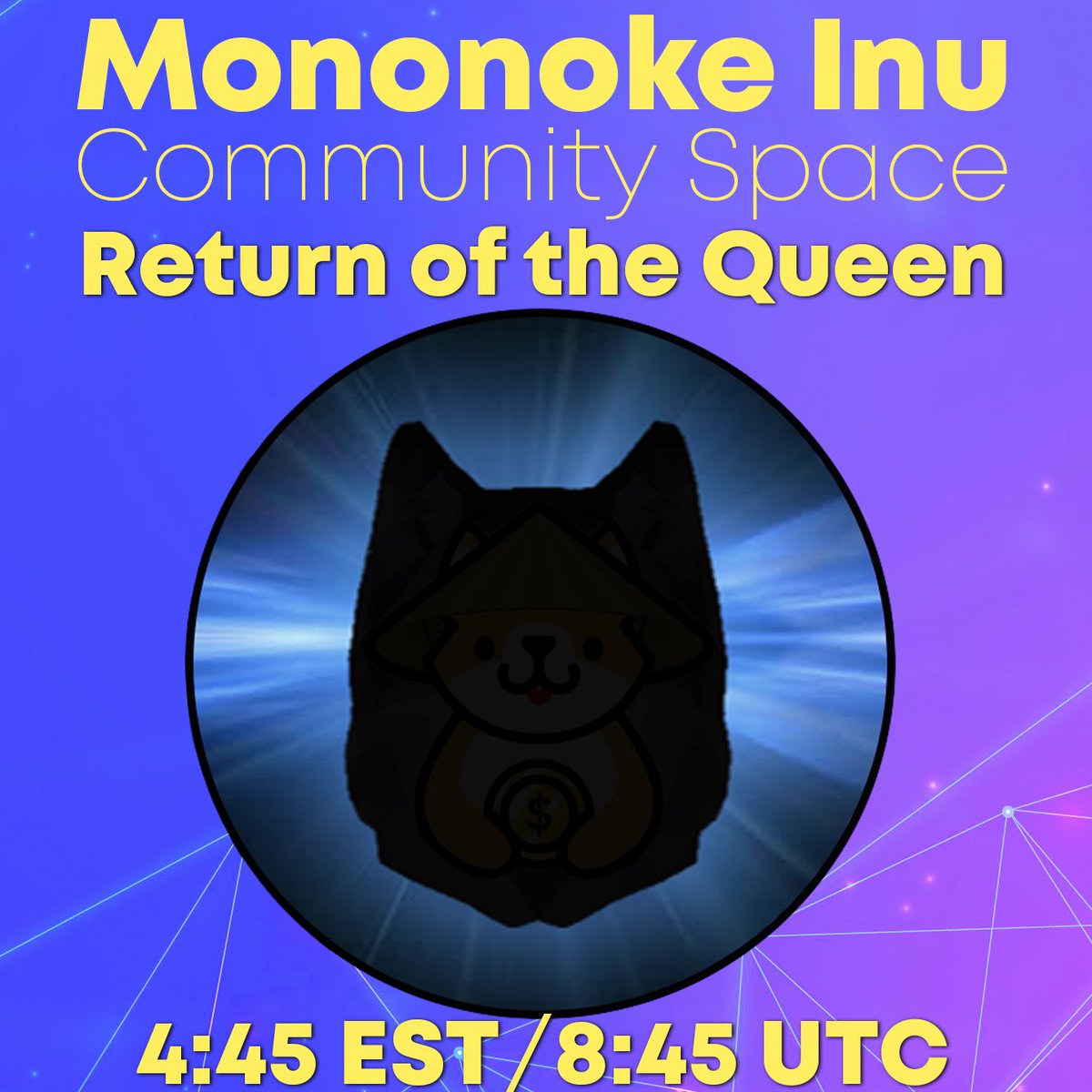 Gazuga6179's tweet photo. Join as we count down to the big #MononokeInu announcement! Open discussion to follow! #Fortune #Saitoki #ApeBlock #GameFi #P2E ๐ https://t.co/i6ryBjBeCe https://t.co/PdSU2xlM5P
