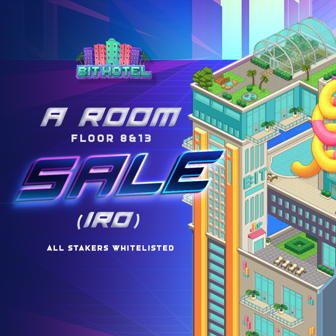 playbithotel's tweet photo. 📣Two Hotel Floors Open Up - Rooms Available📣

🕑Tomorrow afternoon, around 4PM UTC (March 30th), the Bit Hotel will open two floors on our own Hotel floor overview! 🏨

Take a look at the floors (8 &amp; 20) that open up here: https://t.co/ItBXh25pVK

Join:
https://t.co/wcP1DPIErO https://t.co/PKs4nJ39xk
