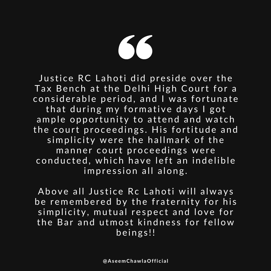 official_aseem's tweet photo. Former Chief Justice of India RC Lahoti passed away on March 23, 2022, at the age of 81. Justice RC Lahoti believed strongly in improving Judicial Administration in the country. At the same time, his judgments have significantly dealt with civil, criminal, and tenancy matters. https://t.co/NFREwKVFex