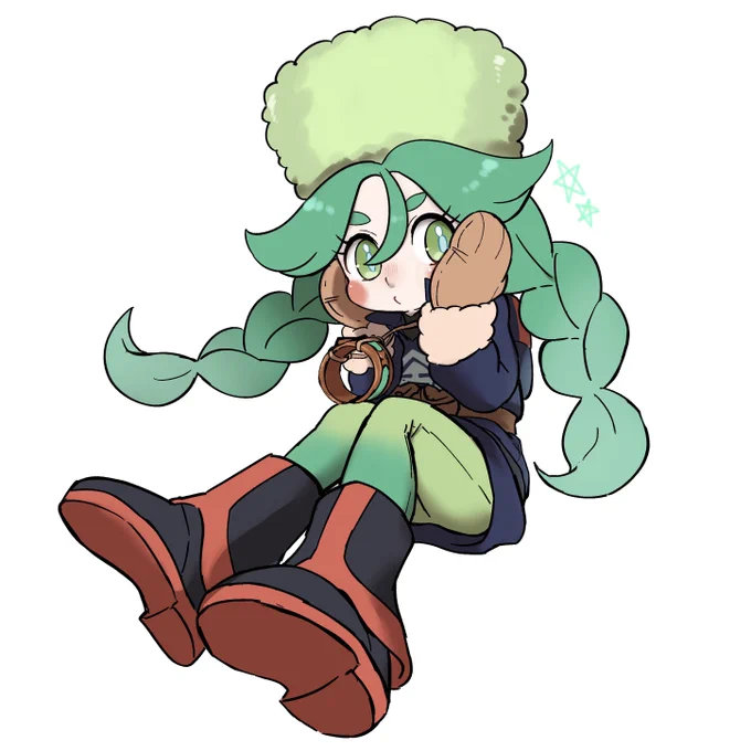 #今月描いた絵を晒そう
ヒスイのおなごたちを描いた 