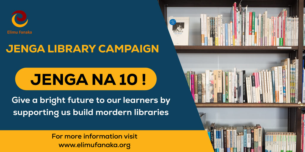elimufanaka's tweet photo. Hey! So what can you do with 10???
We believe that a library provides a very calm and disciplined atmosphere for learning as well as enabling learners to maintain good concentration on their studies.
#QualityEducationForAll
#BooksDriveCampaign
#JengaLibraryna10 https://t.co/HbmXxAWCTy