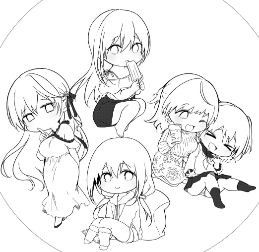 折り返し。いろんな女を描いたな… 