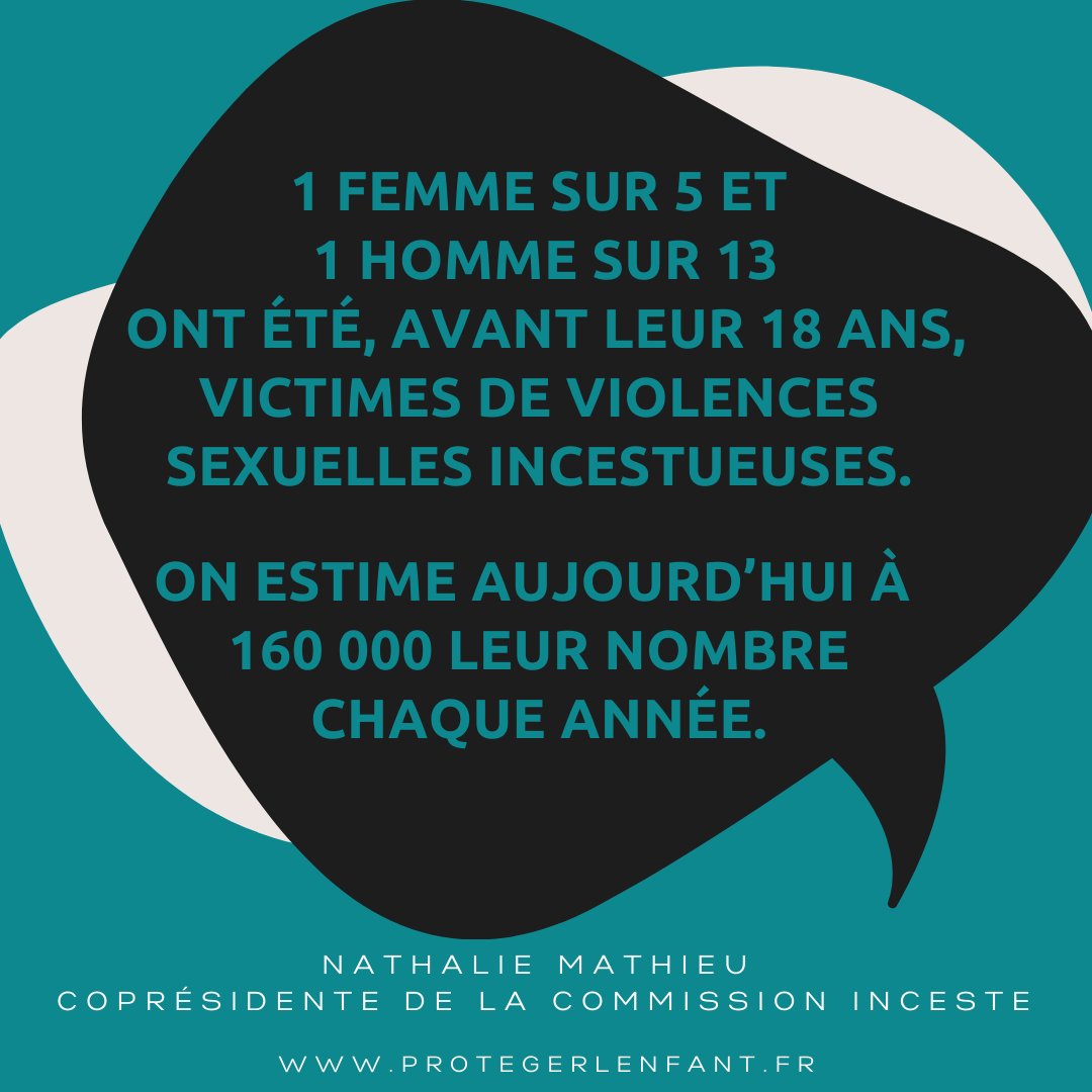 🔶 « Il y a pour tout le monde une  incorporation de la peur et de la grammaire du silence autour de l'inceste. Le véritable interdit ou tabou de l'#inceste, ça n'est pas de le commettre, puisque ça arrive partout, tout le temps, mais c'est d'en parler. » Dorothée Dussy
1️⃣