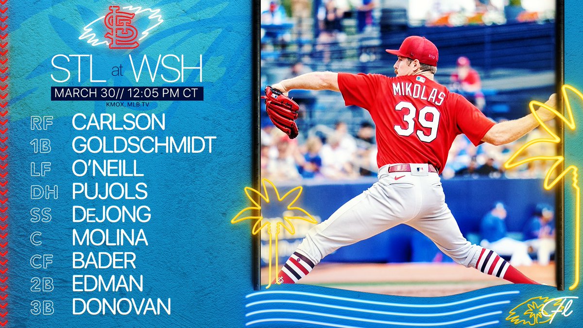 Cardinals's tweet image. For the first time since 2011, Albert Pujols is in the #STLCards lineup.