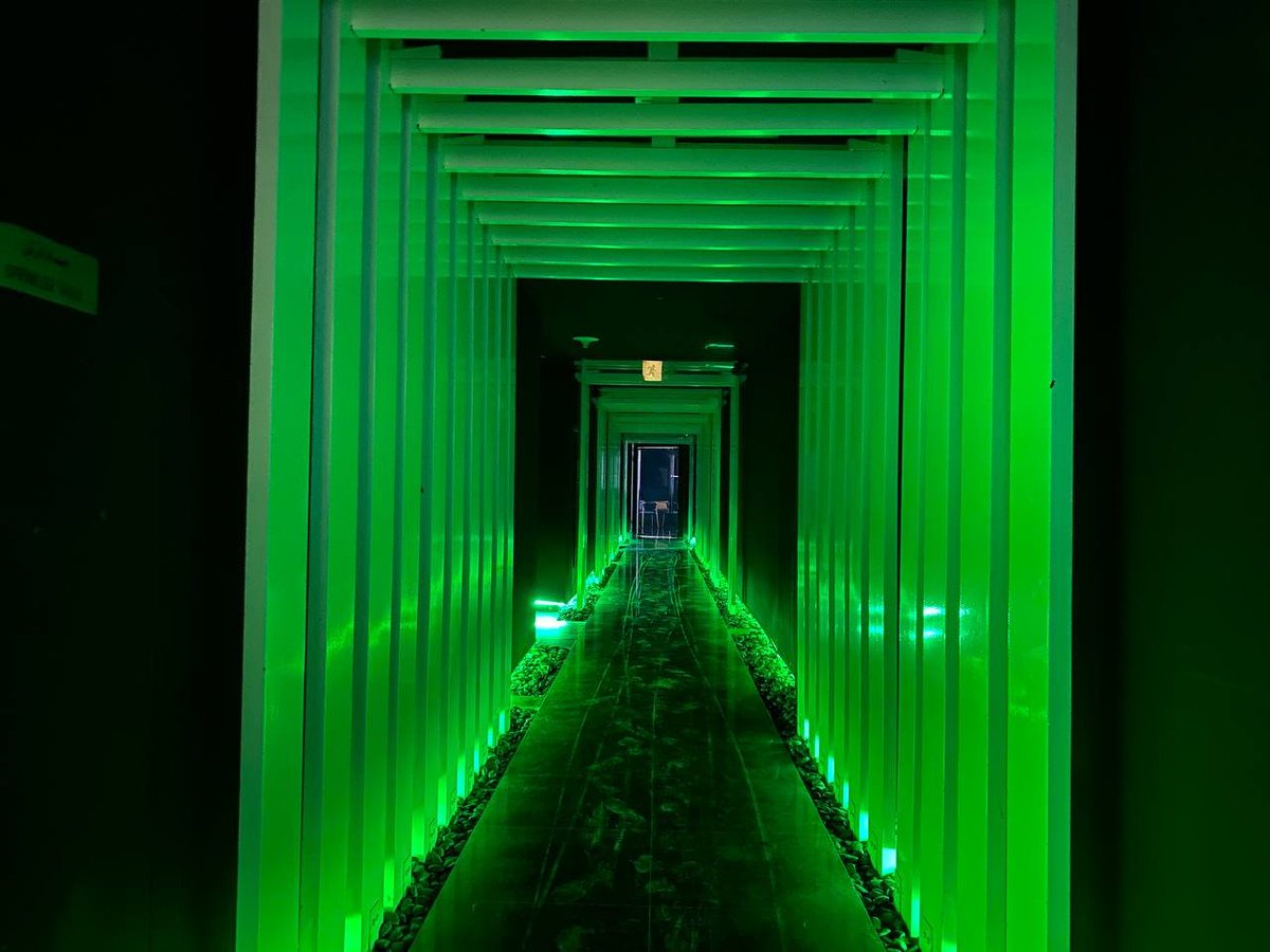 DeFi's tweet photo. What's at the end of the tunnel? 👀 Join the Binance and Eth Events Closing! 

Are you ready? 🥳🙌

📍Fairmont, Bistrot90, Dubai https://t.co/dZOJWEJPeG
