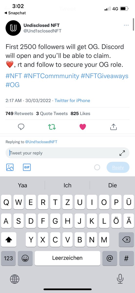 alxamdss's tweet photo. @Und1sclosedNFT OG PLS!! https://t.co/LcQMX4P2mx