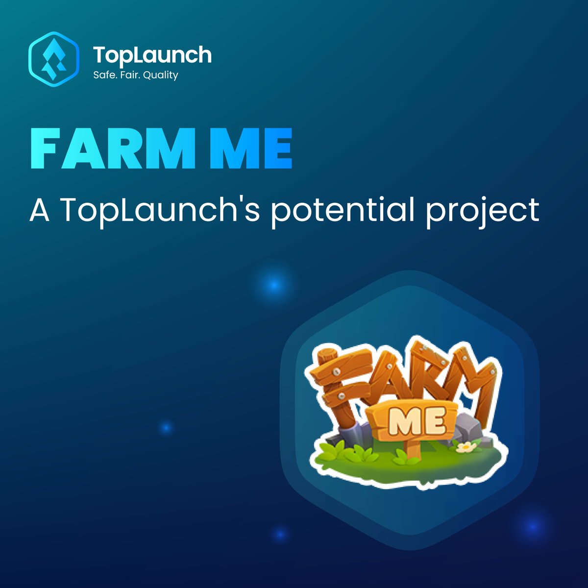 TopLaunchio's tweet photo. We are proud to announce that @FarmMeOfficiall is one of the most potential projects in TopLaunch portfolio. 

👉 𝐅𝐚𝐫𝐦 𝐌𝐞  - a fantasy metaverse exploring all aspects of "Play, Connect, Experience, Earn" 🎉

#TopLaunch #Farmme #Web3 #blockchain #metaverse #invest https://t.co/2gZiMwpeC7