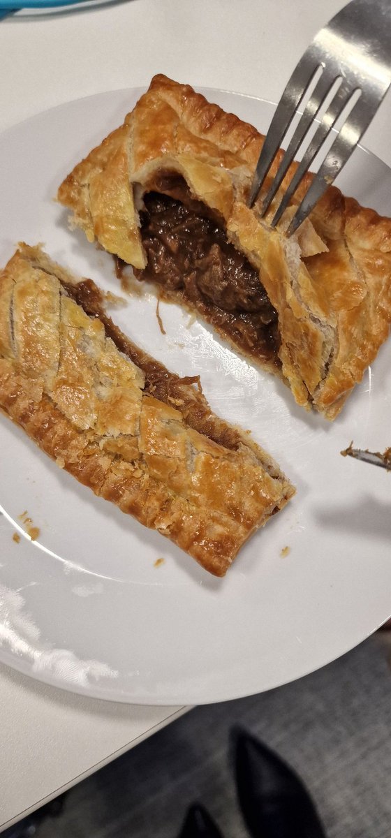 nv99's tweet photo. Absolutely disgraceful @GreggsOfficial, I asked for a vegetarian pasty, cut into it and to my disgust its full of meat. I actually felt sick. This is against my religion and beliefs and is completely unacceptable. Do better... https://t.co/mBsuZM84wI