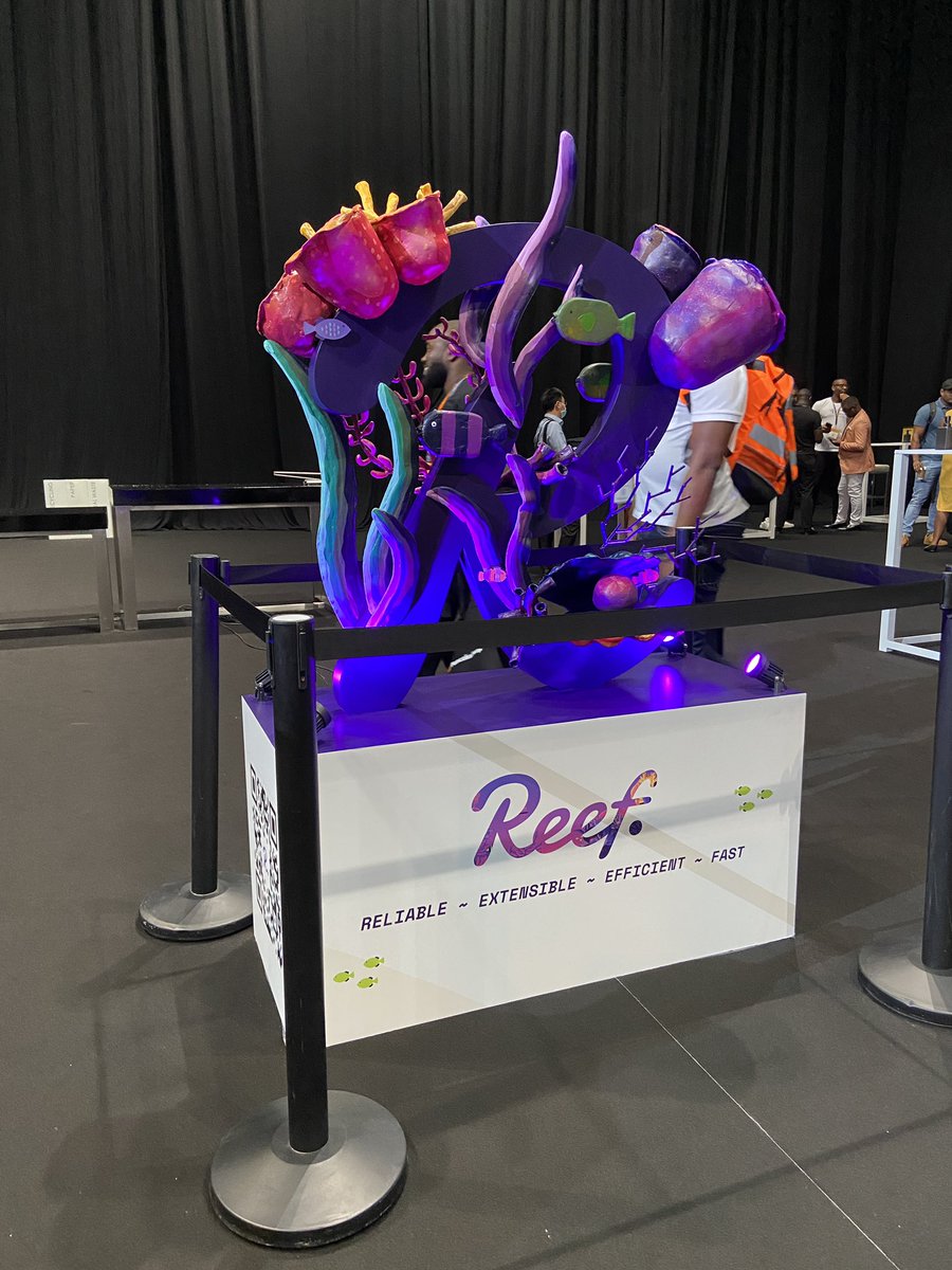 Reef_Chain's tweet image. It's only Wednesday &amp;amp; it's already been a big wk!

Let's make it even bigger 💪

🐠 Come #buildthereef w us at #BinanceBlockchainWeek 

📸 Take a selfie w our beautiful Reef R
⭐ Post it on Twitter
🐠 Tag @ReefDefi &amp;amp; hashtag #buildthereef
🥇 Best photo wins a prize!