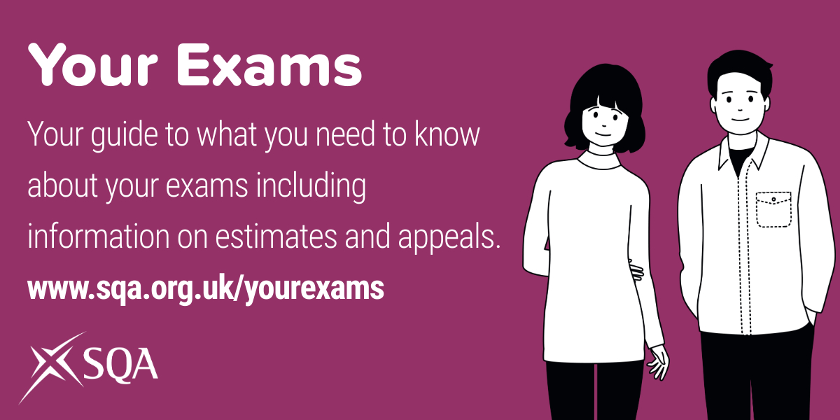 sqanews's tweet photo. 'Your Exams 2022' guides you through what you need to know before sitting National 5, Higher &amp; Advanced Higher exams, including information on estimates and appeals.

You should receive a hard copy from your school or college &amp; you can download it now 👉 https://t.co/KloG8XnDU3 https://t.co/qkaoLXSL5b
