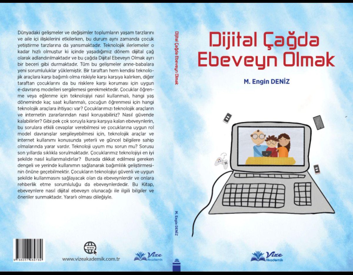 mengindeniz's tweet photo. Dijital ebeveynler ancak çocuklarını internet, oyun, akıllı telefon vb. bağımlılıklarından koruyabilirler. Peki, dijital ebeveyn nasıl olunur? Bu konudaki ihtiyacın giderilmesine katkı sunabilmek amacıyla "Dijital Çağda Ebeveyn Olmak" kaleme alınmıştır. Yararlı olması dileğiyle. https://t.co/RLsq9mhhCc