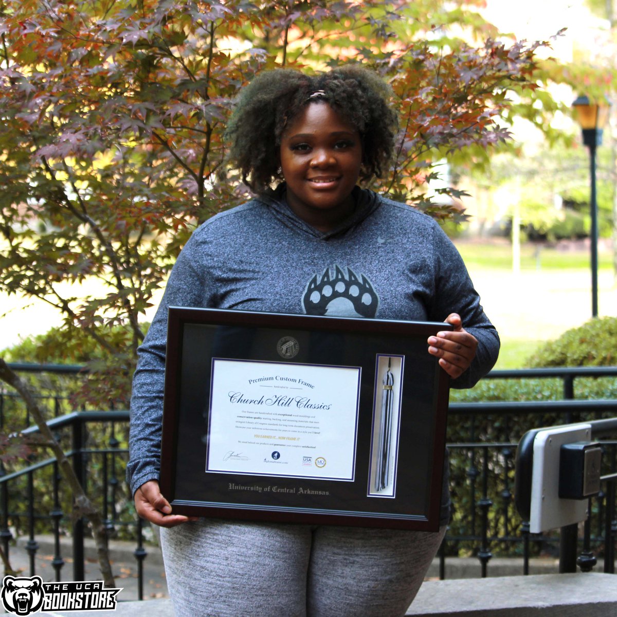 UCA alumni and 2022 graduates: it's always a great time to get a UCA Diploma Frame! Shop our diploma frames in-store and online at theucabookstore.com!
.
.
.
#ucabears #theucabookstore