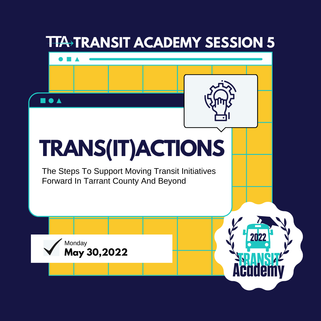 LAST CHANCE to register for the 2022 Transit Academy is this Friday, April 1! Students who complete the entire transit academy will be able to receive 11.25 CEUs from AIA. The Academy is also accredited by APA for CM credits.
