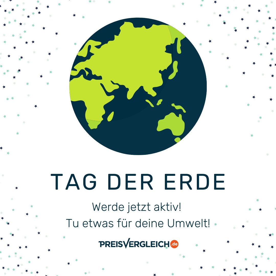 Heute ist der International Earth Day. An diesem Tag soll die Wertschätzung für unsere Umwelt gestärkt werden und Menschen dazu anregen, ihr Konsumverhalten zu überdenken. Wusstet ihr zum Beispiel, dass pro Jahr von privaten Haushalten 9 Milliarden Euro Strom verschwendet werden?