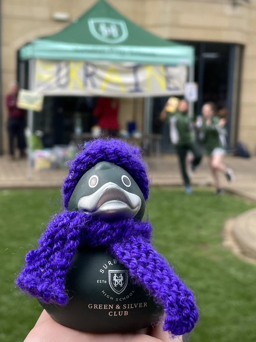 Aggie the Duck at the fundraiser for Ukraine 🇺🇦