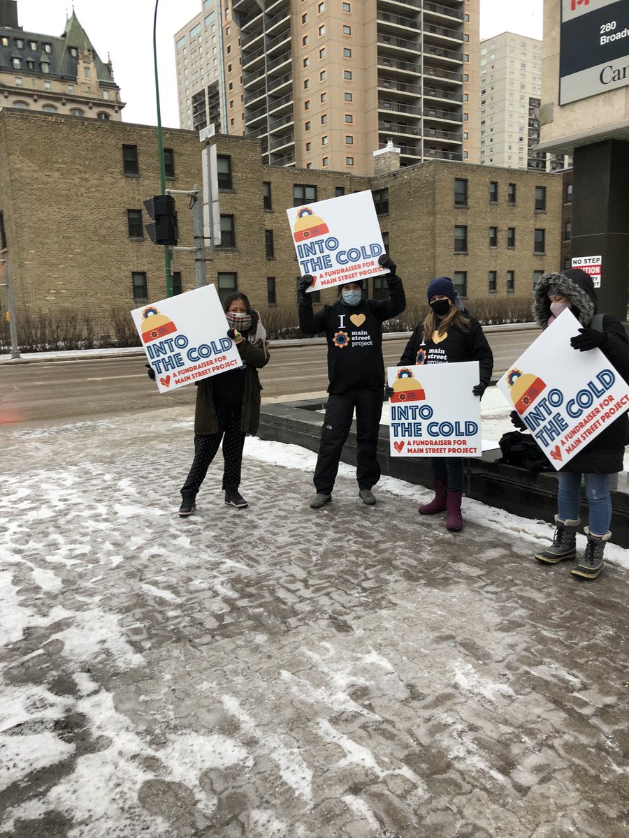 MainStProject's tweet photo. We’re making one last push for #IntoTheCold for donations for our Emergency Shelter!! Visit us at the corner of Smith and Broadway!
@VirginRadioWPG https://t.co/4rscQ3GOvf
