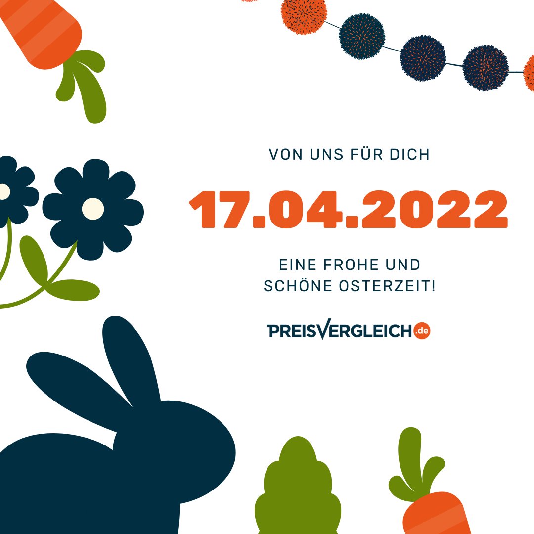 Wir wünschen euch und euren Liebsten ein schönes und frohes Osterfest. Wir hoffen, ihr könnt die freien Tage genießen und macht ein paar schöne Unternehmungen. Und wo wir gerade bei dem Thema sind: habt ihr Ostertraditionen? 
#happyeaster #easteregg #preisvergleichde