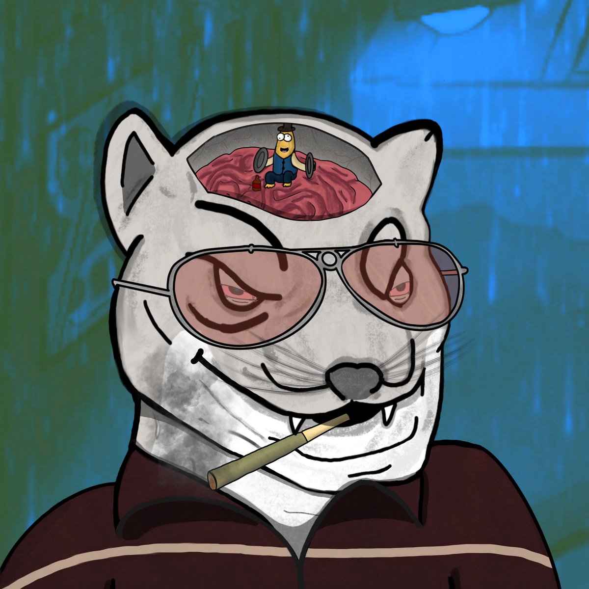 WiseGuysNFT's tweet photo. #WiseGuysNFT Preview (4/50)... Announcement coming later tonight.. #nfts #digitalart #thisthingofours https://t.co/W7ztDROQCy