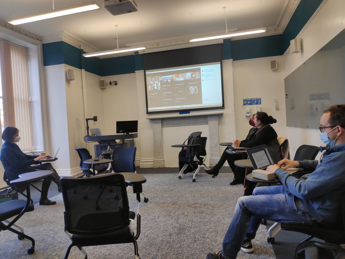 🟢The afternoon sessions of the IG workshops have now started. Now live from the <a href="/ESIL_EUglobal/">EU as a Global Actor</a> workshop. Speakers and discussants are connected from all over the world! 📹🇪🇺🌍
#ESILRF2022